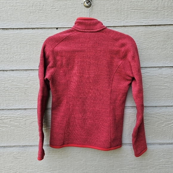 Patagonia red quarter zip Better Sweater women's small - Picture 2 of 7